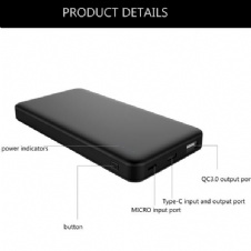 Power bank 10000MaH 18W PD